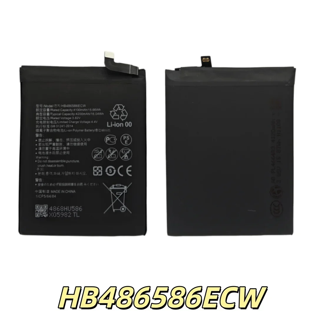 Brand New 4200mAh HB486586ECW Replacement Phone Battery For Huawei P40 Lite Mate 30/Pro Nova 6 SE Honor VIew 30 V30 Batteries