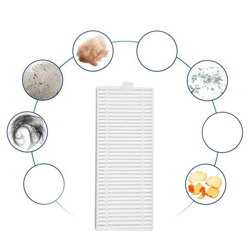 BABZ Replacement Hepa Filter for Homerun 2000 3000, 12Pcs Spare Parts Accessories for Robot Vacuum Cleaner