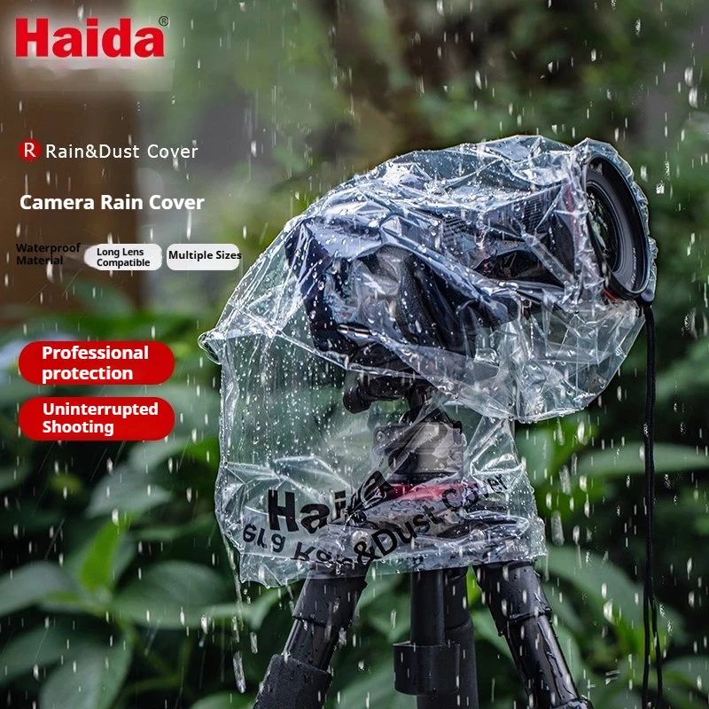 

Haida Camera Rain Cover Waterproof Case Transparent Rain Protector for Outdoor Photography in Rainy Conditions