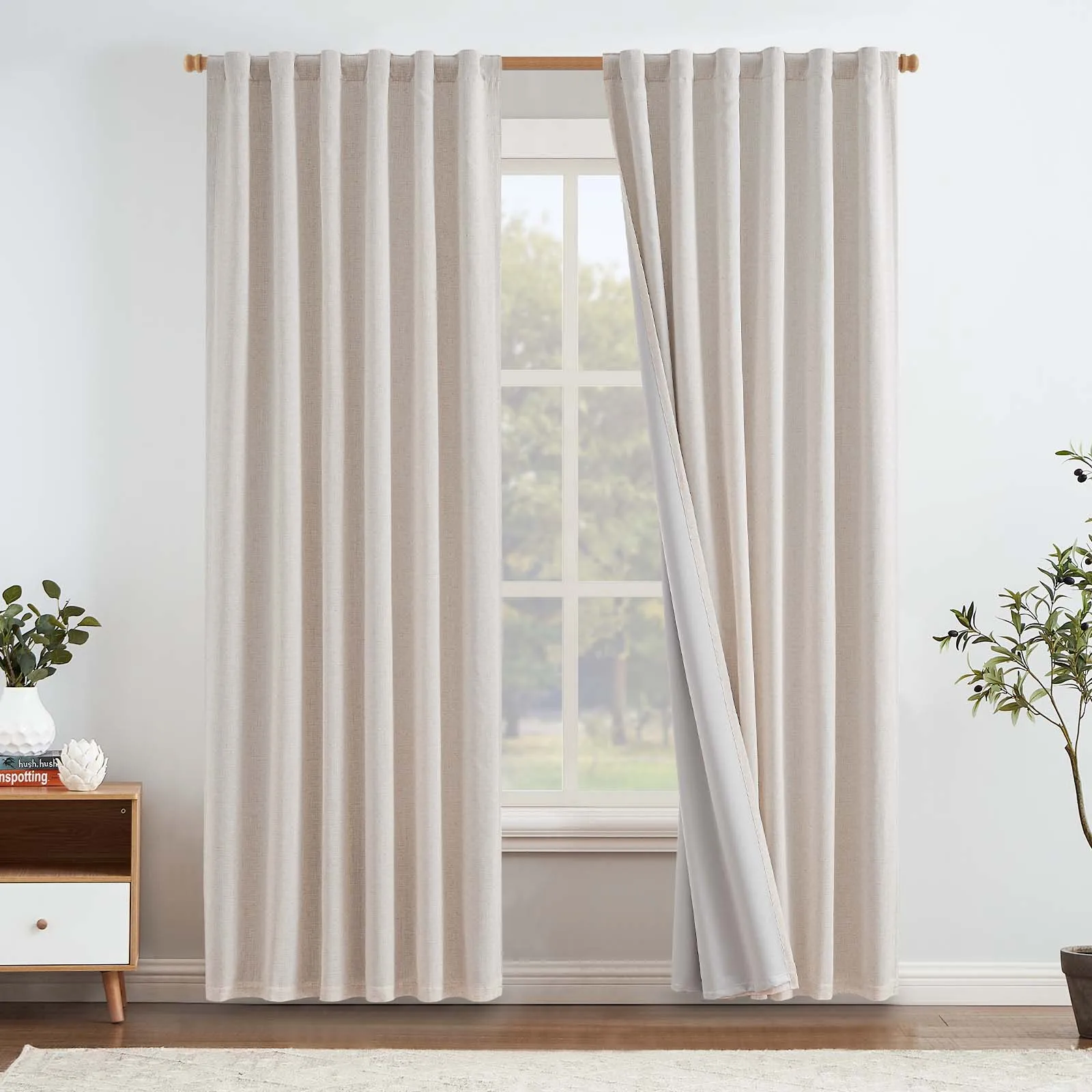 Jinchan Beige Lined…