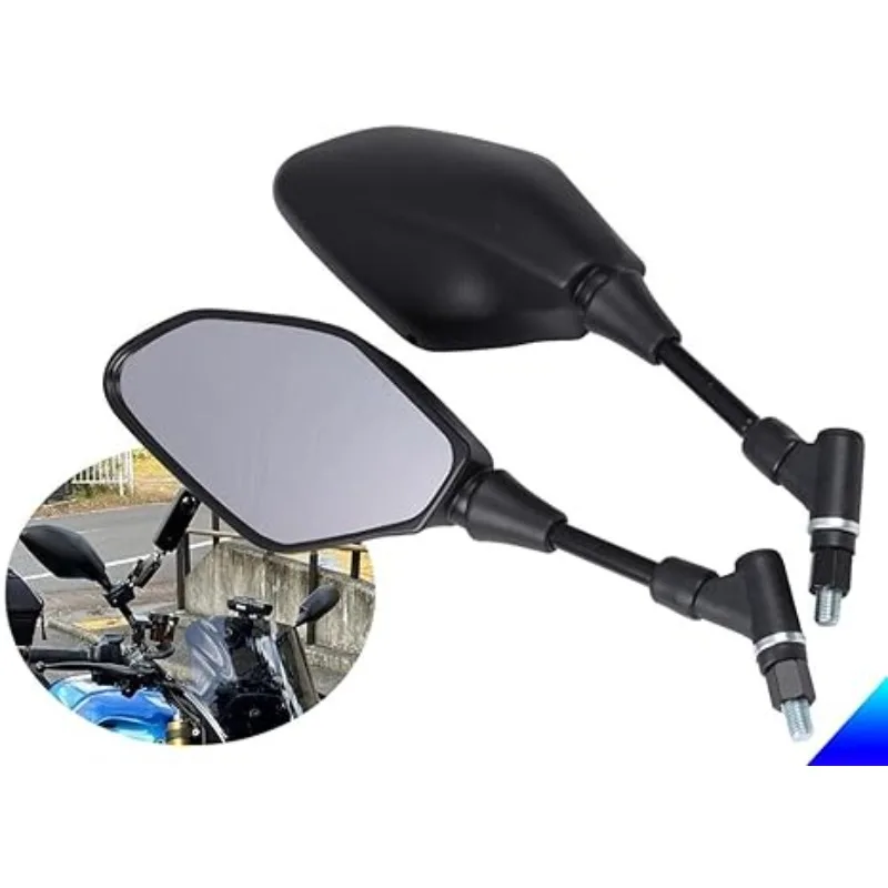 Espejos Retrovisores Laterales para Motocicleta, Espejos Retrovisores HD con Tornillo de 10 mm para YAMAHA MT-07 MT 07 09 10 Tracer 900 MT09 MT07 MT10 2020 -