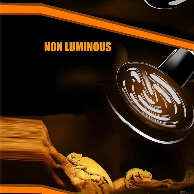 1PC 25W 50W 75W 100W 150W 200W Far Infrared Pet Heating Lamp Ceramic 110V 220V Reptile Turtle Brooder Bulb Heat Light Bulb