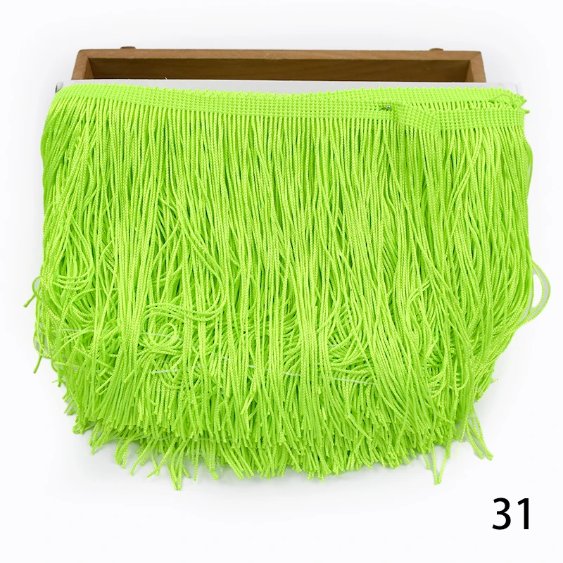10Y 10-30cm Polyester-Quastenborte zum Nähen von Kleidung, Kleidern, Spitzenbesatz, Gardinen, dekorativer Verzierung, DIY-Bastelzubehör