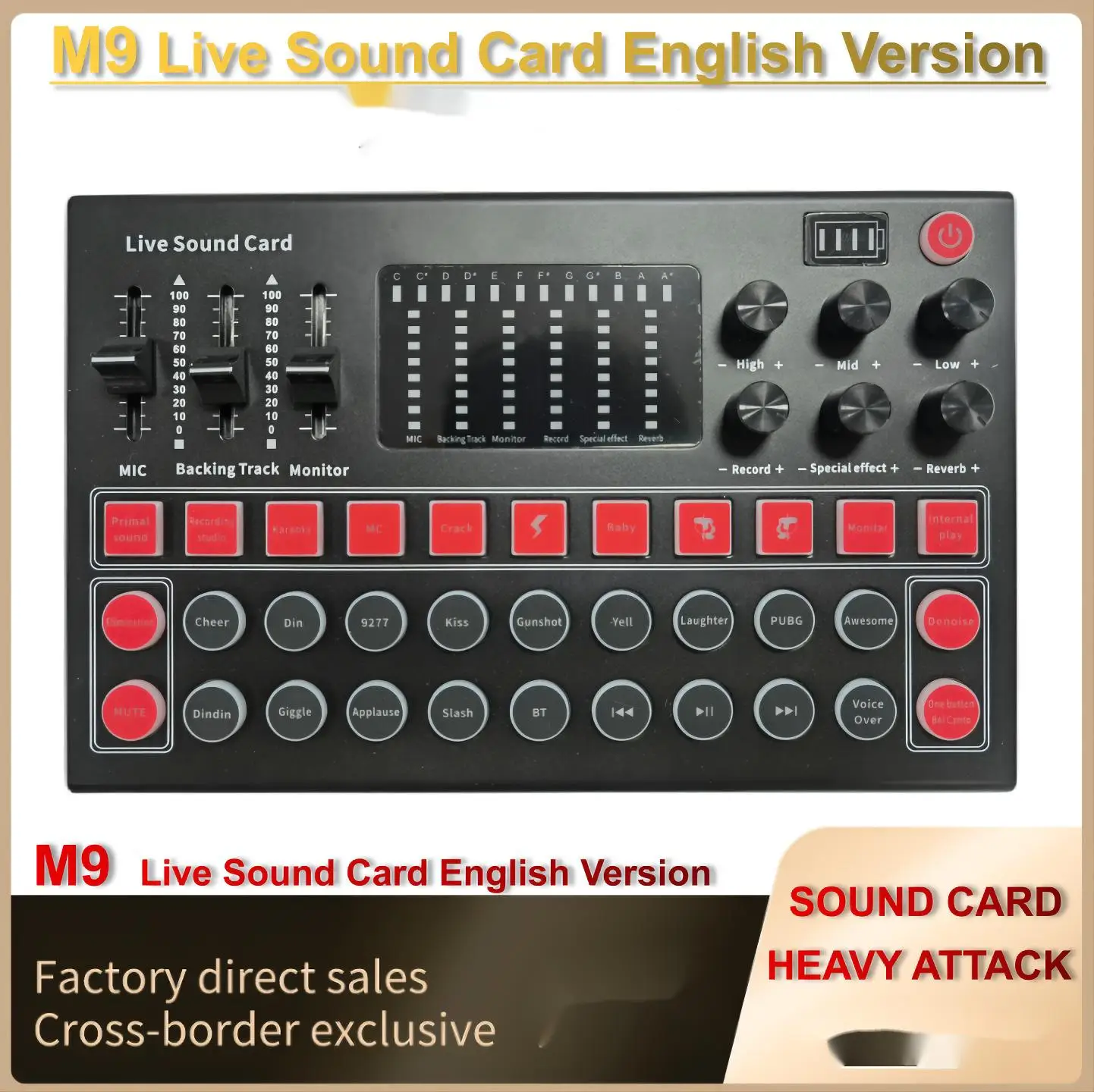 

Audio Sound Card Wholesale Live Studio Streaming Microphone Headset Phone Recording Computer Adapter Mixer Vlog Podcast