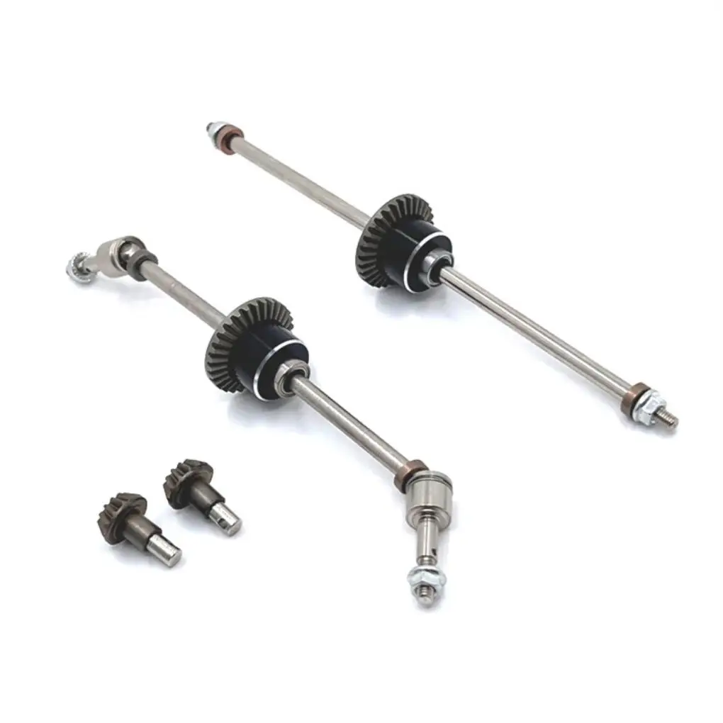 Steel Complete Front Rear Axle For 1/12 MN MN128 MN86 G500 RC Car Part RC Car Accessories Replacement Parts RC Upgrade Part