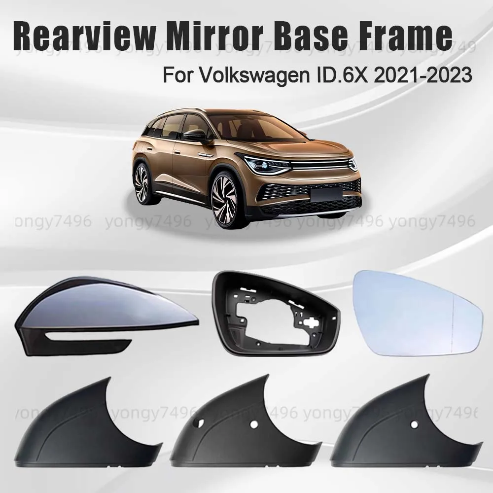 

Car Upgrade Rearview Mirror Base Frame For Volkswagen ID.6X 2021 2022 2023 Picture Frame Lens Spotlight Hole Cars Accessories