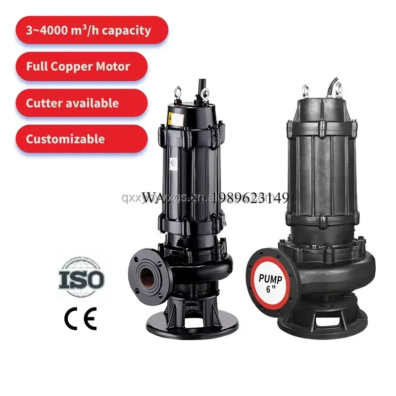 Wmwmnu Heavy Duty 1000m3/h Centrifugal Single Stage Dredger Pump Powerful Submersible Sand Water Fluid Transfer Pump