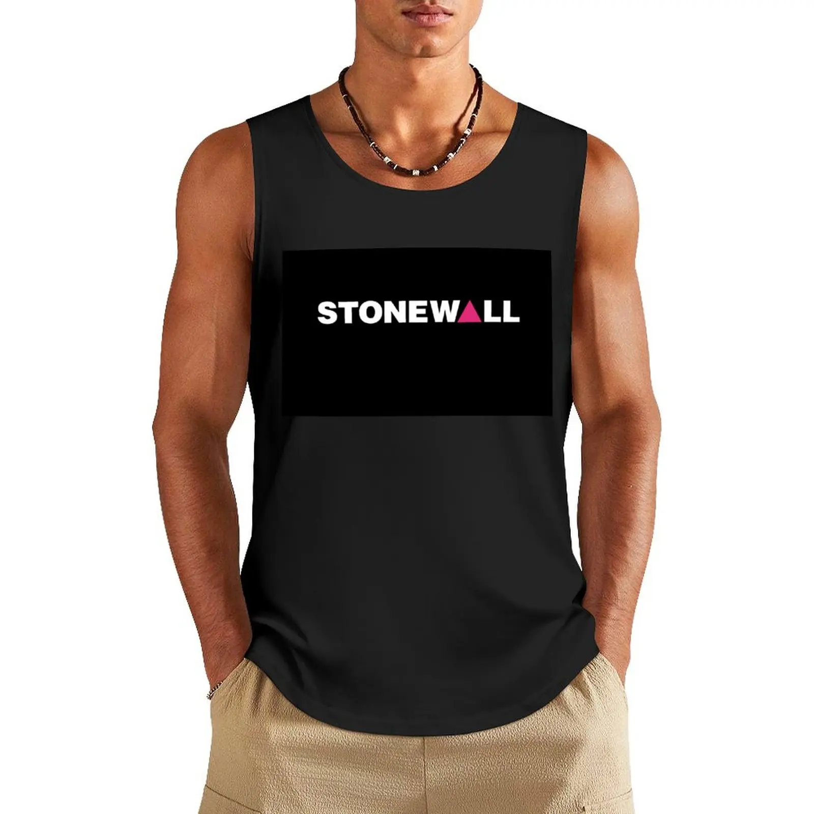 Stonewall Hotel Tank Top Gym t-shirt man Men's summer vest gym t-shirts man