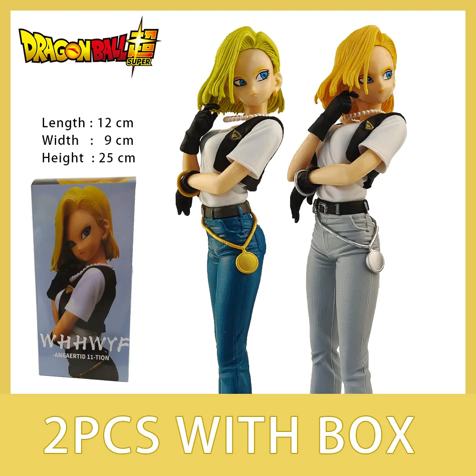 In Stock Banpresto Dragon Ball Glitter＆Glamours Android 18 Lazuli Anime Action Figure Collectible Model Toys Figurals