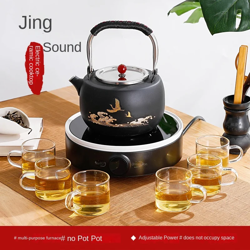 

Electric Ceramic Stove Tea Cooker Small Mini Noiseless Tea Cooking Electric Tea Stove Household Insulation Tea Making Induction