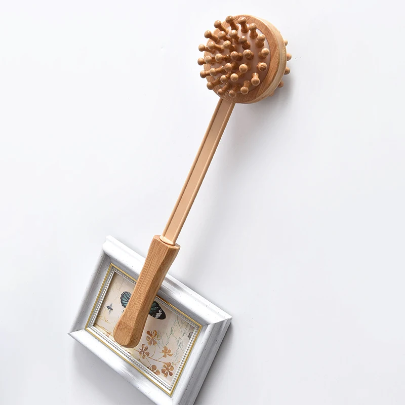 Bamboo Massage Hammer Multifunctional Shoulder Neck Body Muscle Decompression Knocking Relaxation Portable Manual Massage Hammer