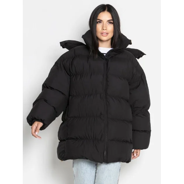 Modna, codzienna bluza z kapturem, oversize, bawełniana, nowa kolekcja jesień-zima, odzież damska ZR, prosty styl, uniwersalna, zapinana na zamek, dł...