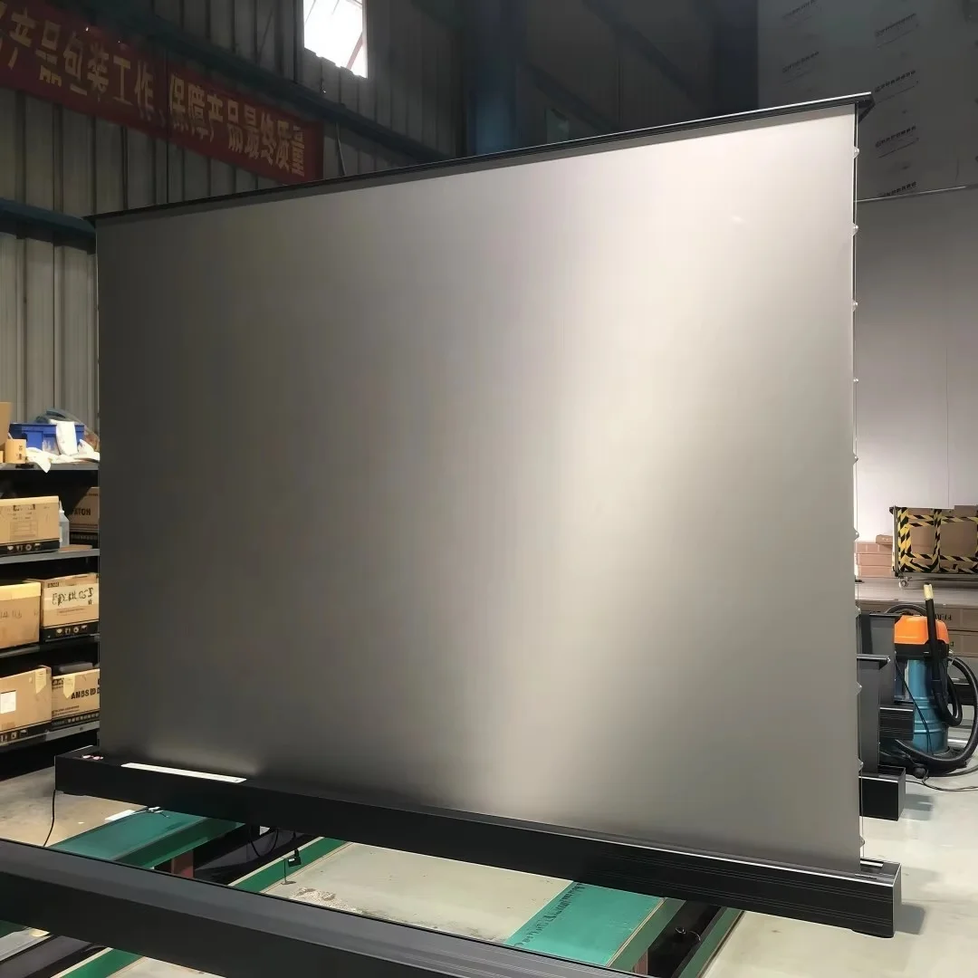 จอฉายภาพแบบเฟรสเนล ALR ขนาด 150 นิ้ว แบบมอเตอร์ขึ้นลงได้
