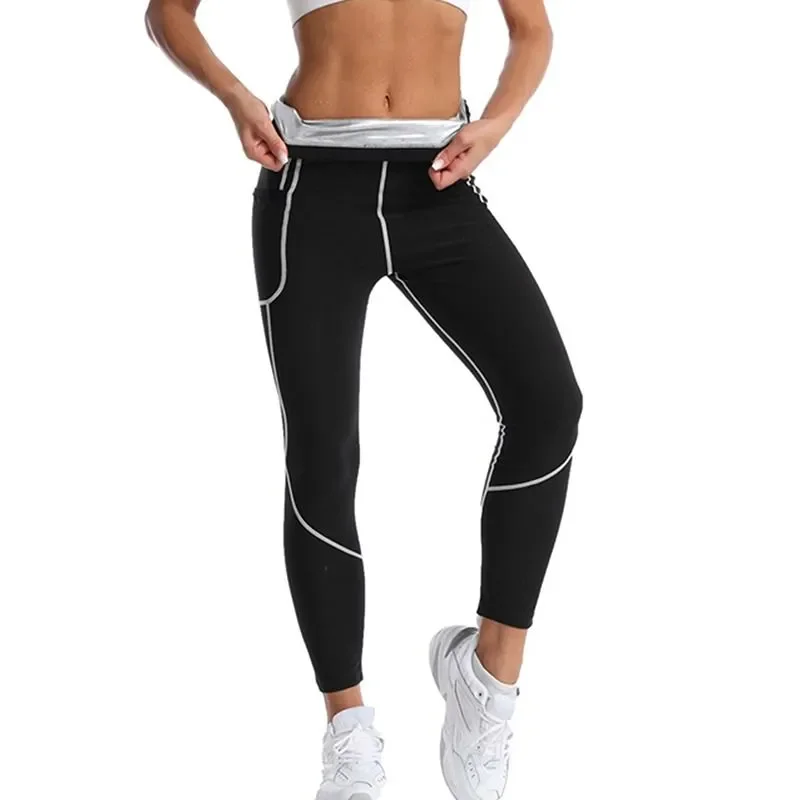 Women Gym Clothing Coat Pants for Sweating Weight Loss Sports Active Wear Slimming Tracksuit Fat Burning Leggings Shapewear