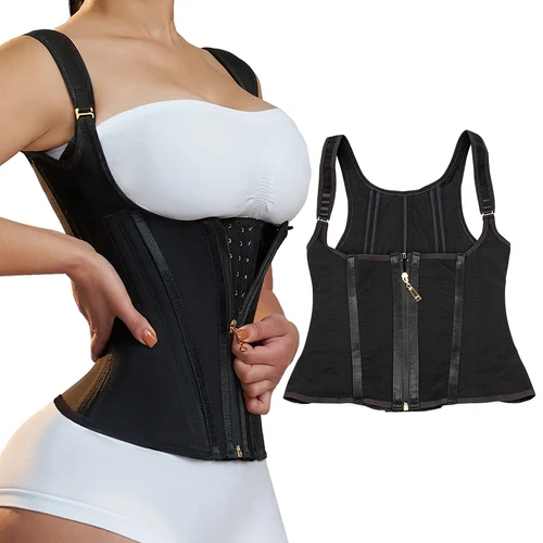 Faja de corsé colombiano para mujer, faja correctiva reductora de vientre, entrenador de cintura, carpeta de vientre adelgazante, ropa moldeadora de vaina plana
