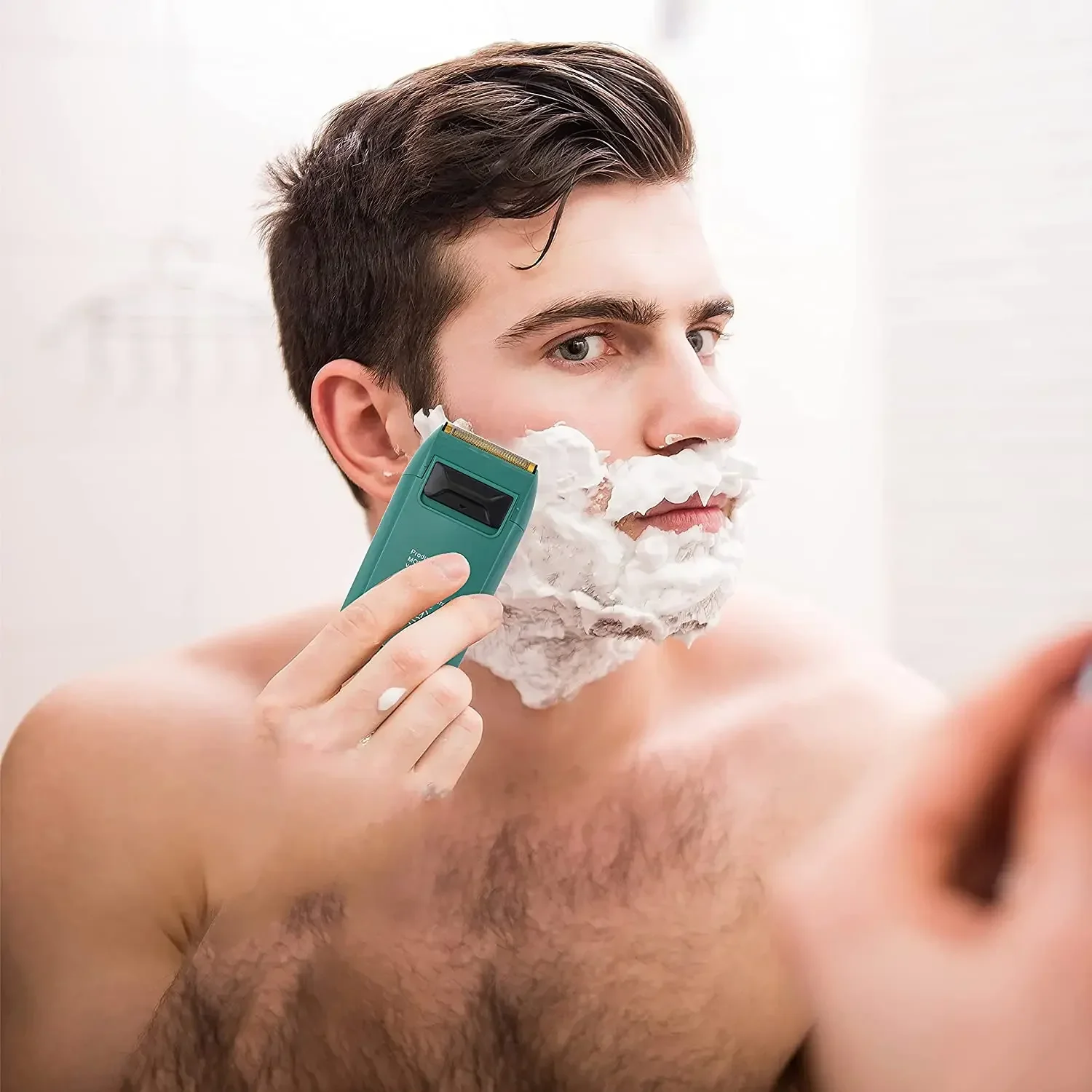 Kemei-ماكينة حلاقة كهربائية أصلع احترافية ، رأس أصلع ، لاسلكي ، قابل لإعادة الشحن ، مقاوم للماء ، تقطيع دقيق ، إغلاق ، حلق ، 2031