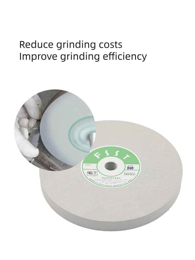 PVA Polishing Wheel 200 * 20 * 16 Green Silicon Carbide Metal Polishing Precision Polishing Wheel Hardware Grinding Tool