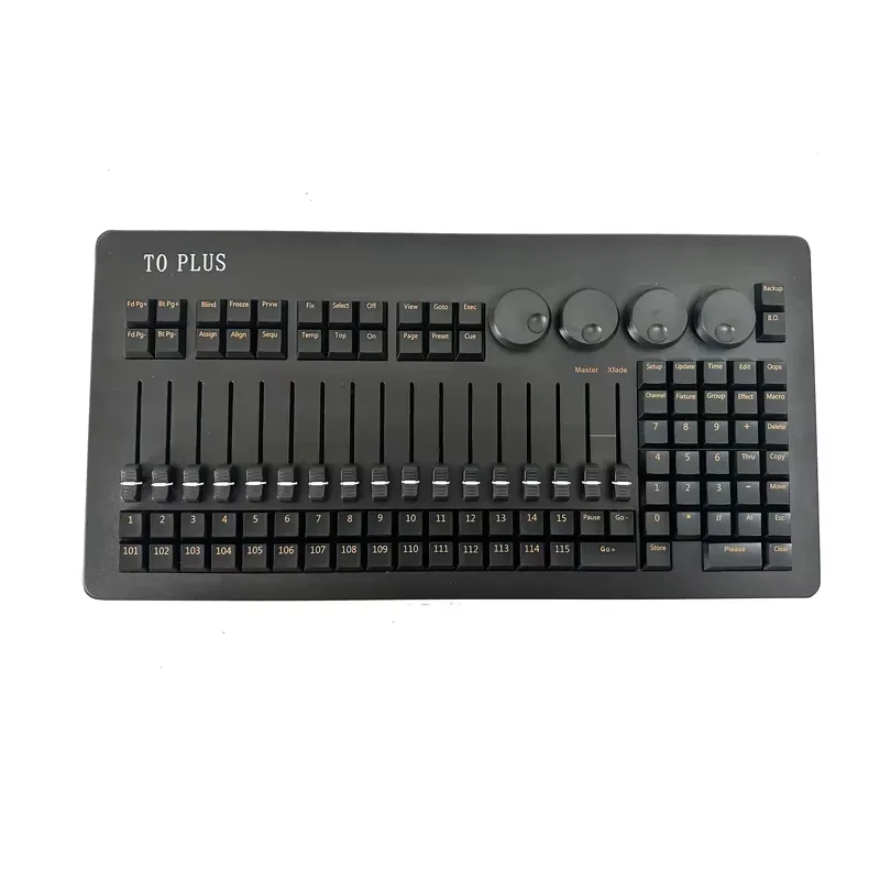 Pro Stage Lighting Controller Mini Puls Lighting Console Portable DMX512 Stage Dimming Console AA
