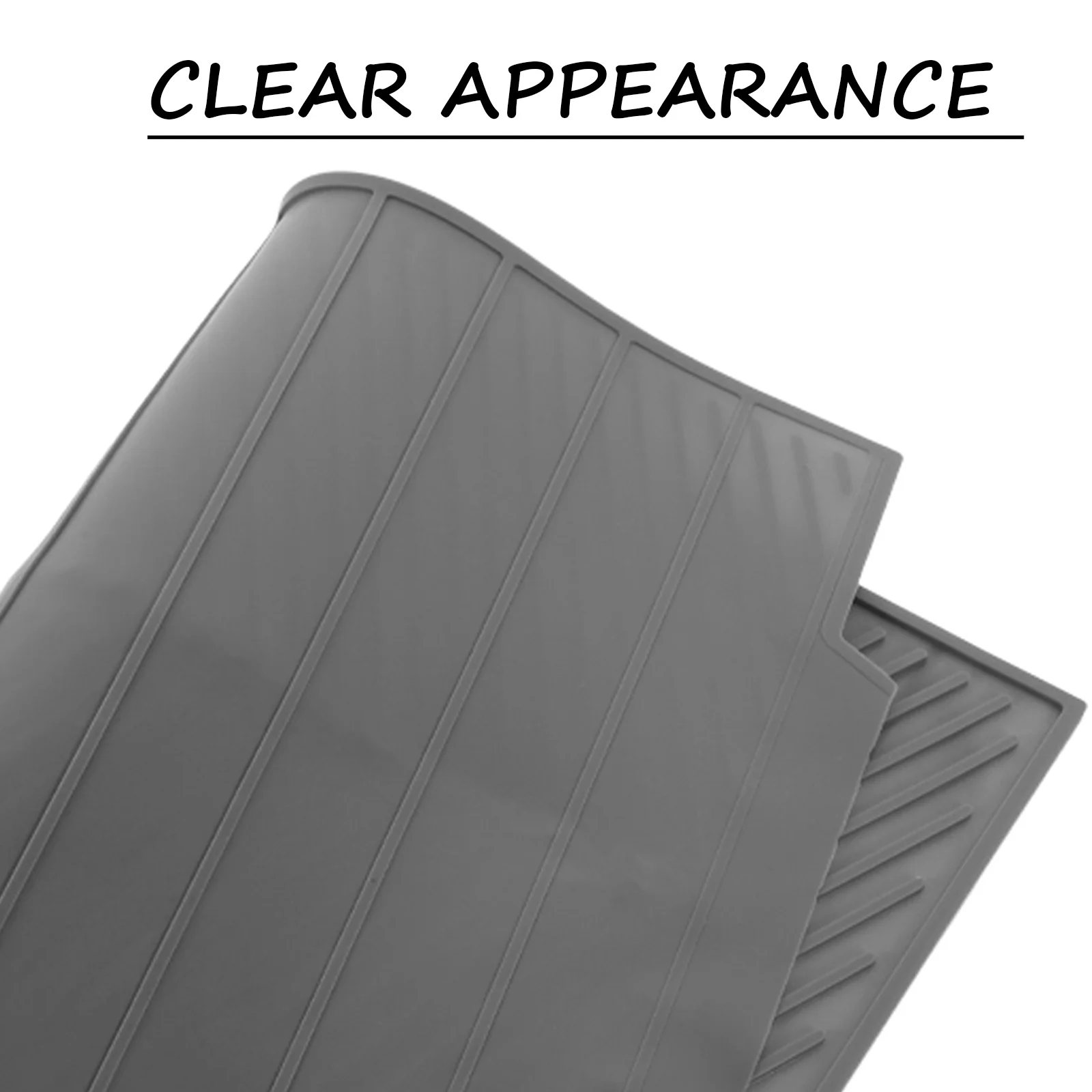 

Silicone Kitchen Protector Non-Slip Drain For Dishes Glassware Lightweight Durable Sturdy Under Sink Dish Drying Mat Kitchen