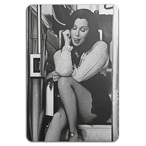 Cher Tongue Out Vintage Sign