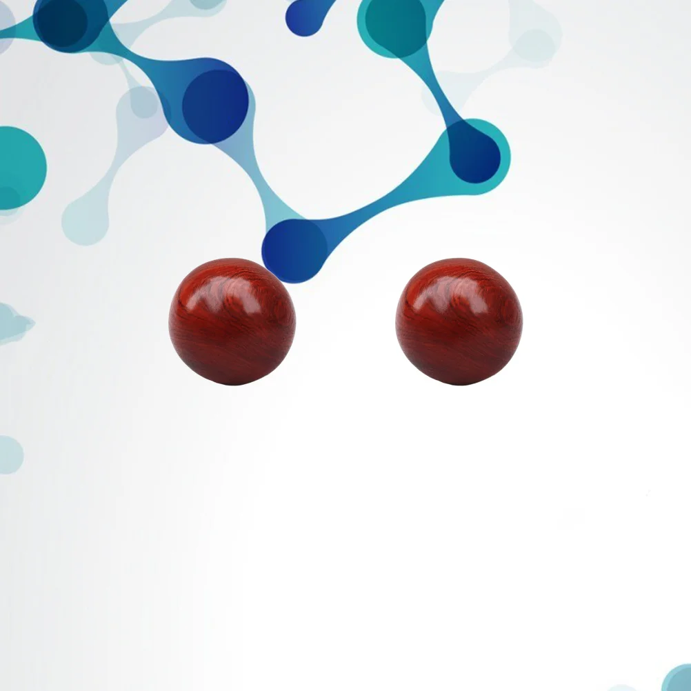 2 قطعة 6 سنتيمتر الحرف الخشبية كرة اليد إصبع تدليك ممارسة الكرة الإجهاد الإغاثة متعة هدية لكبار السن الكرة العضلات تمتد كرات