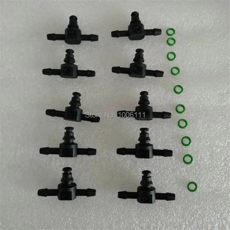 Free Shipping FOR BOSCH 110 Diesel Common Rail Injector Nozzle  Oil Return Tube Connector Joint Plug 10PCS