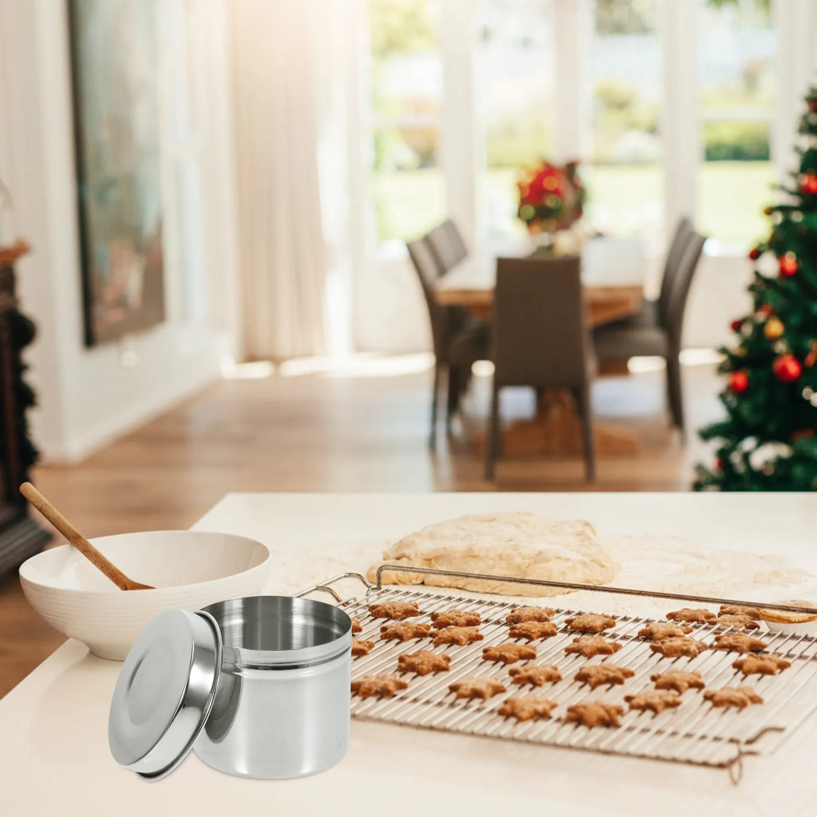 

Набор из 4 контейнеров для еды из нержавеющей стали: пробный набор для школьной столовой и класса, надежная защита от проливания, большая вместимость