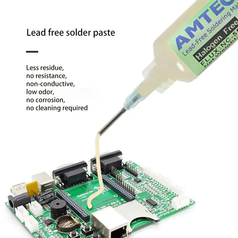 

Original NC-559 NC-223 10cc Flux No-Clean Flux for Soldering SMD BGA Reballing Soldering Welding Advanced Oil Flux Solder Paste