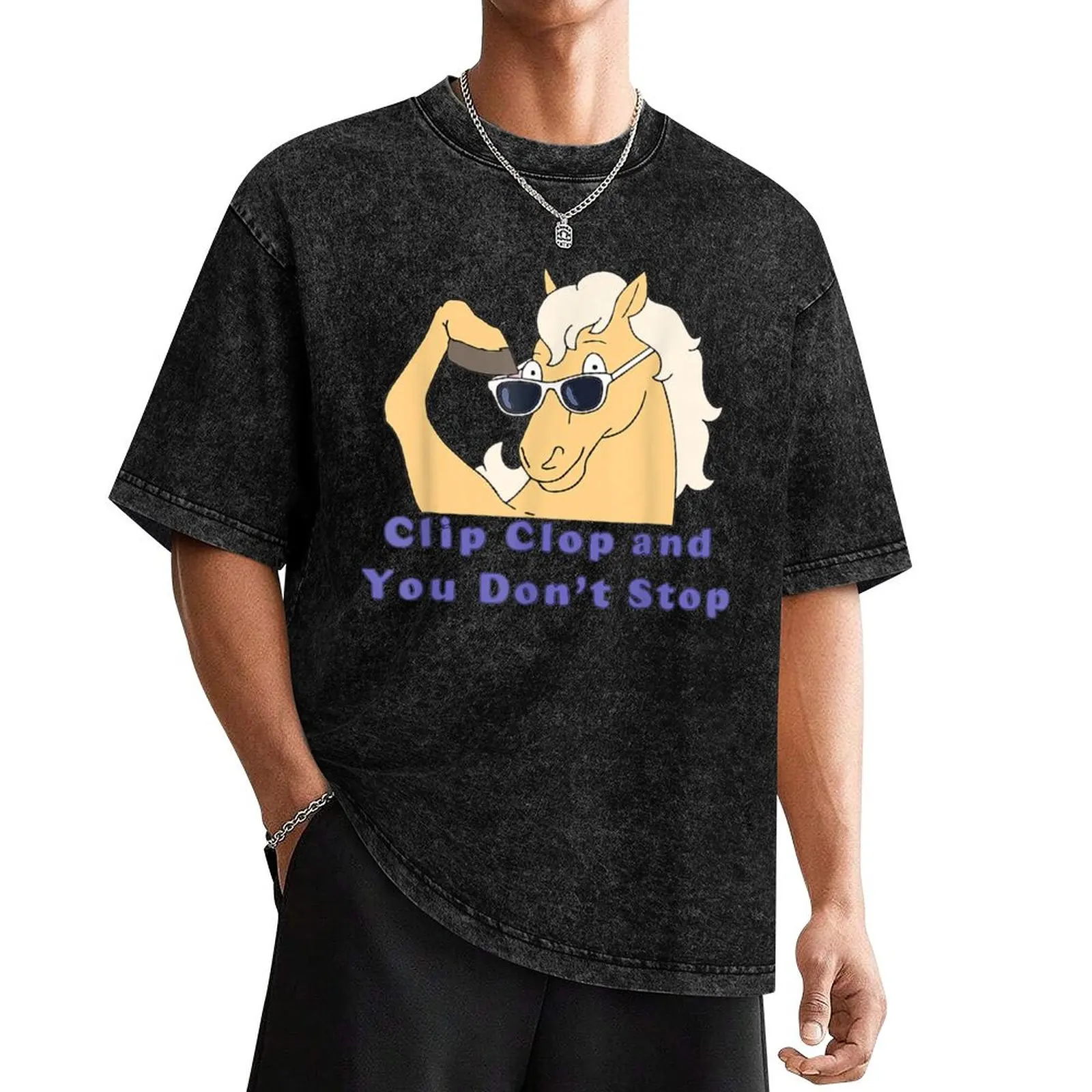 

Clip Clop And You Don't Stop Horse funny boy girl kids T-Shirt T-shirts man tees vintage essential t shirt t shirts for men