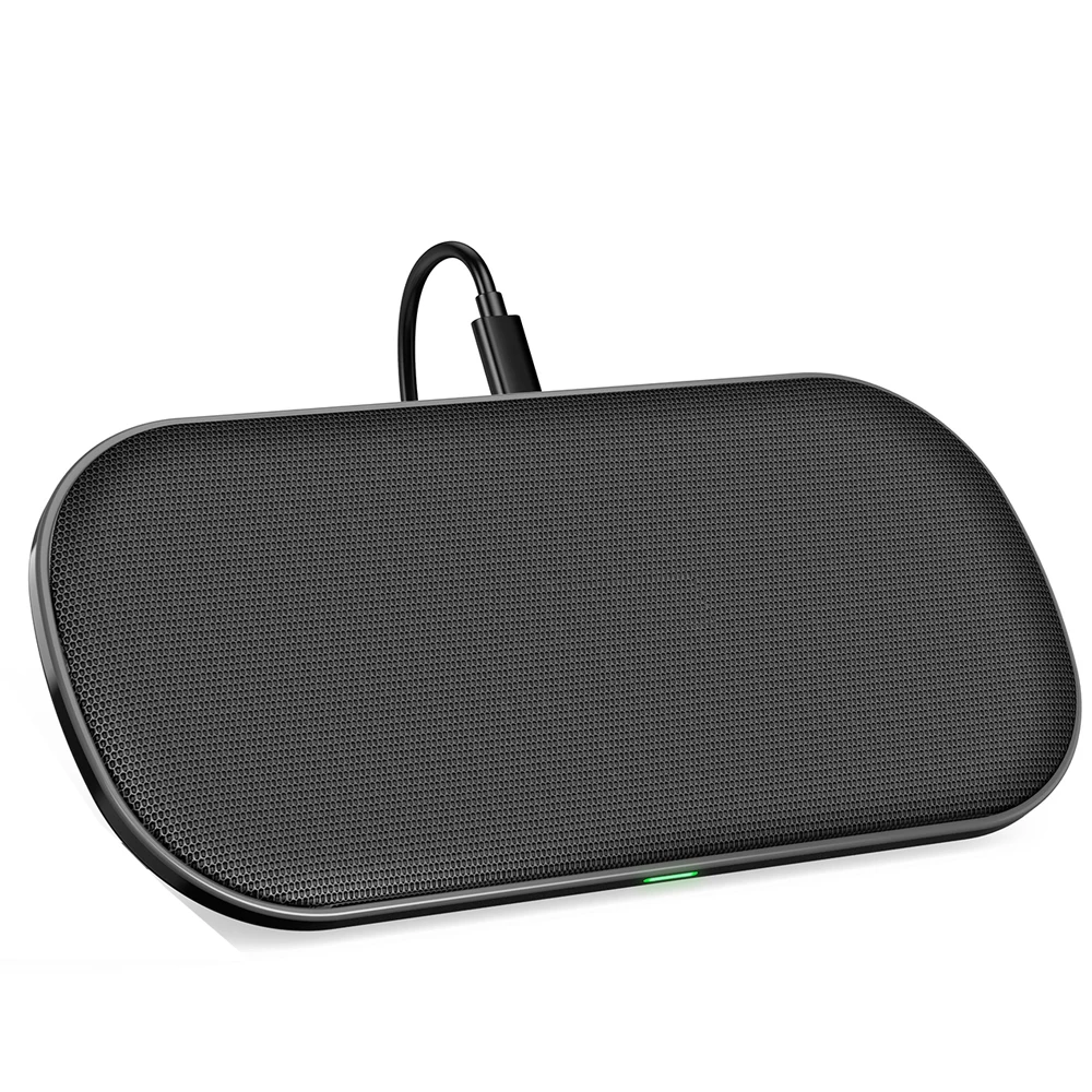 

18W 5-Coil Dual Fast Wireless Charger Pad Qi Compatible Phone Charging Dock for iPhone 12 13 14 15 16 Pro Max Galaxy S24/S23/22