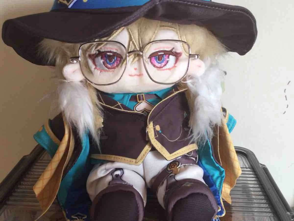 

Honkai Impact Star Rail Aventurine Game Mascot Costume Plush 20cm Doll for Cosplay Events Roleplay