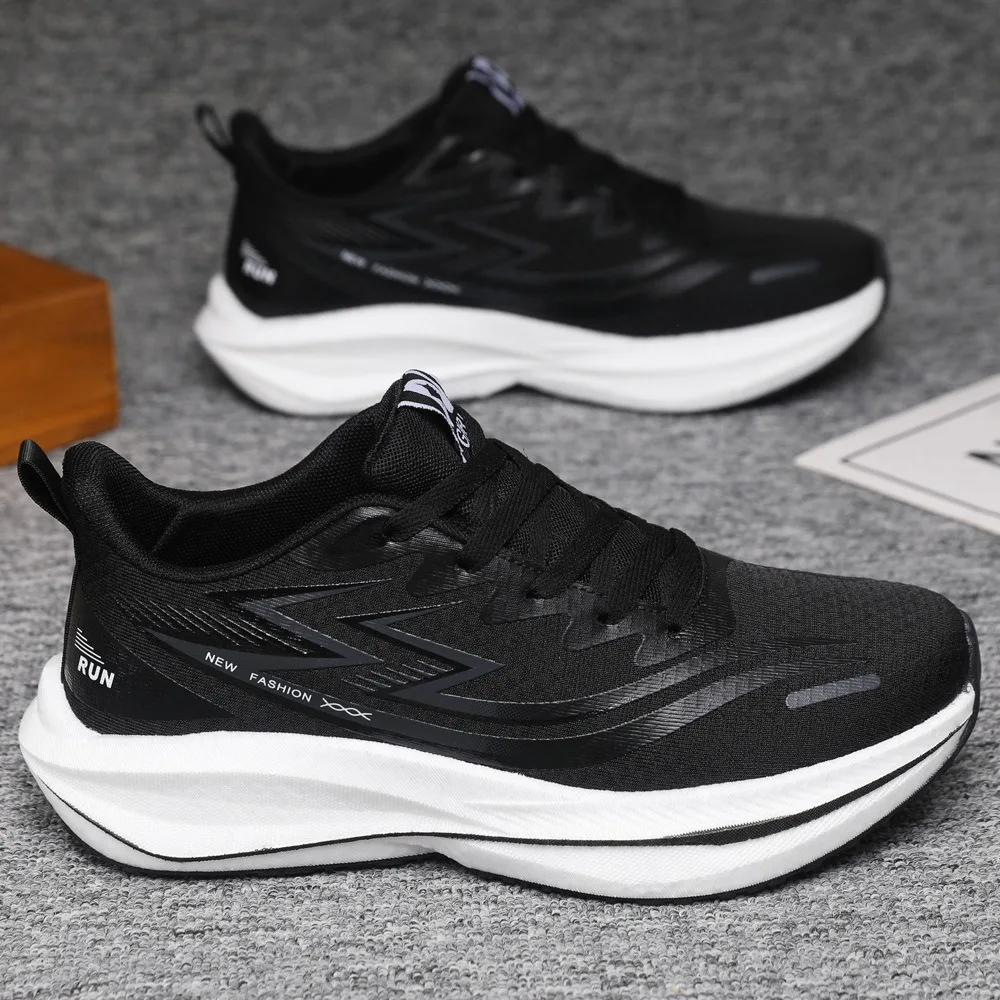 2025 New Carbon Plate Shoes Sports Shoes Unisex Casual Shoes Physical Education Students' Shoes Fly-Knit Running Shoes