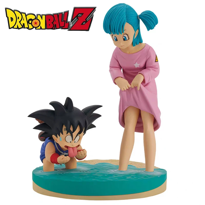 Anime Dragon Ball Figures Son Goku Bulma Action Figurine Kawaii Pvc Statue Model Doll Collection Ornament Desk Toys Xmas Gifts