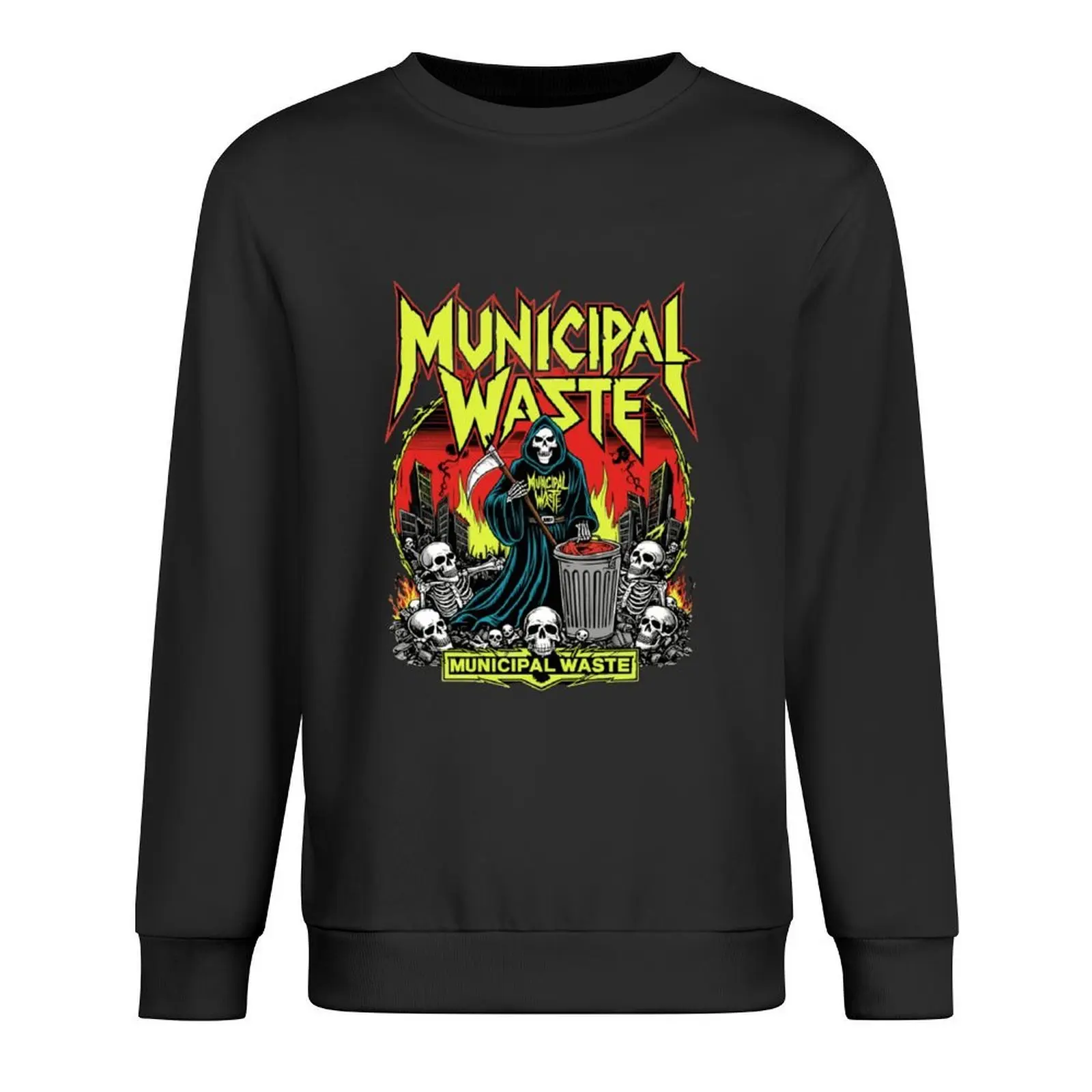 Municipal Waste Pullover aesthetic clothing male clothes autumn clothes men clothes men's sweatshirt