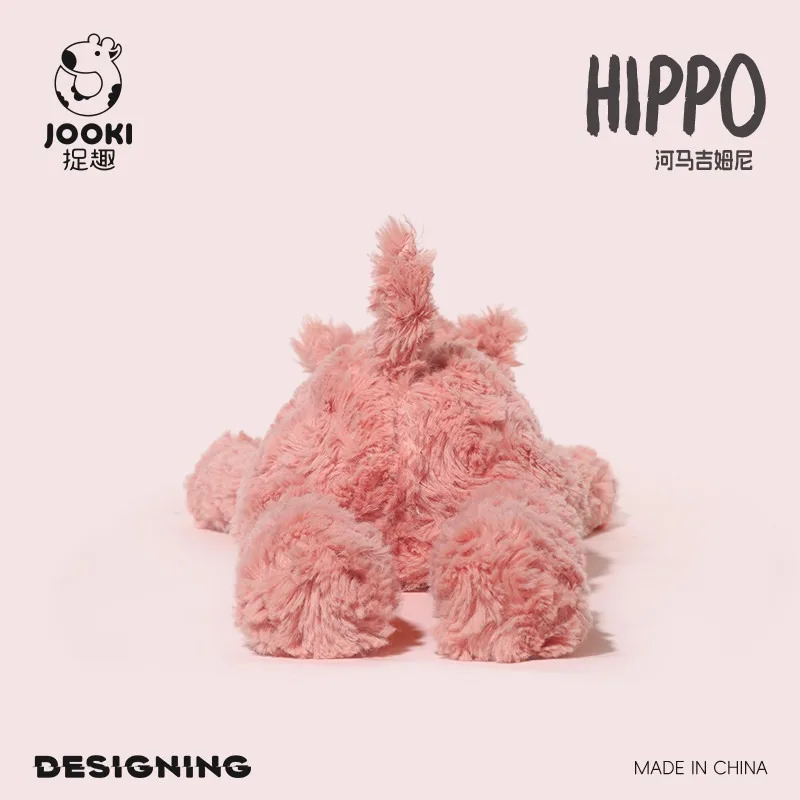35cm kawaii rosa moo deng boneca de pelúcia dos desenhos animados hipopótamo bebê decorativo recheado anime bonecas bonito presente aniversário crianças menina