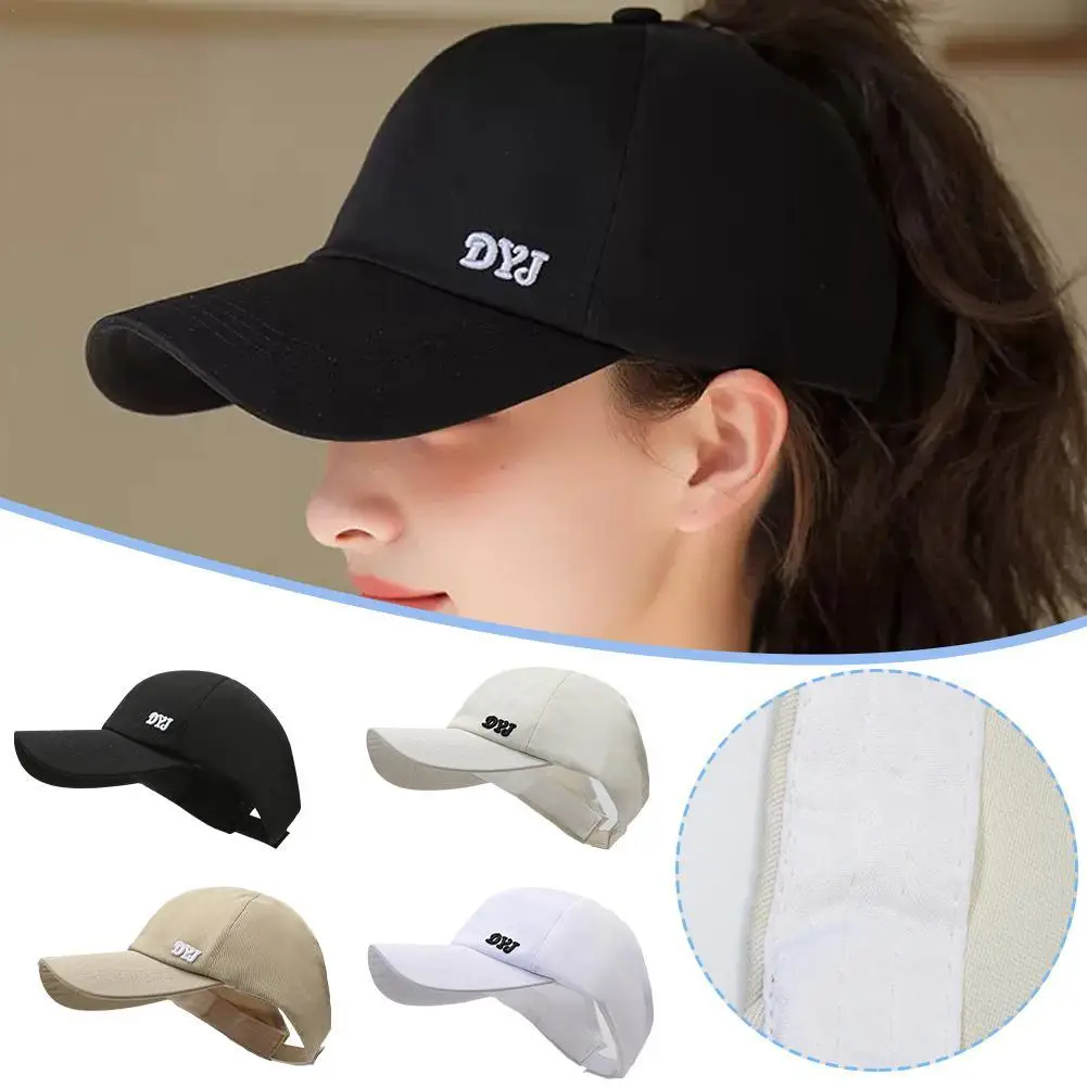 

New Women's High Ponytail Baseball Cap Half-empty Summer Outdoor Sports Hat Fashion Casual Breathable UV Protection Shade Cap