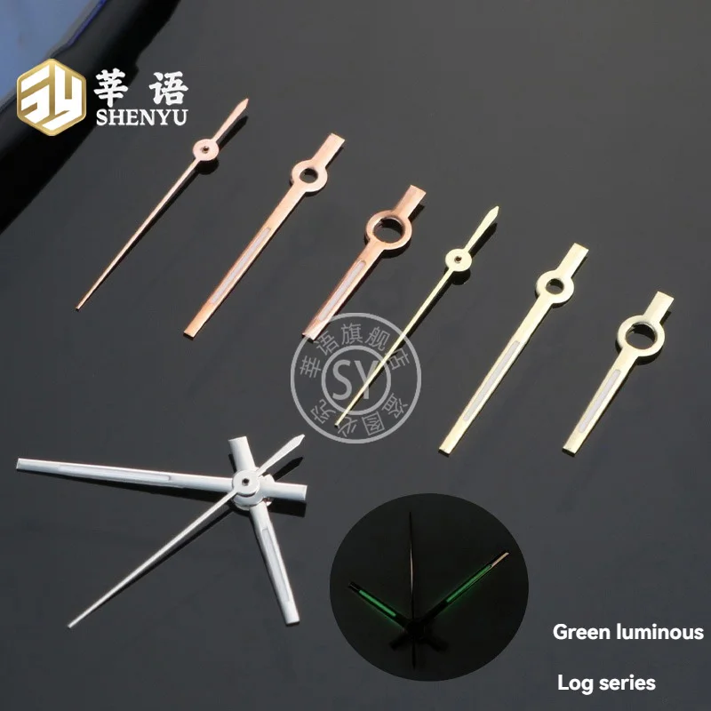 Shenyu ساعة مضيئة الأيدي ل رولكس المياه شبح سجل الغواصة/Datejust NH35 NH36 حركة تعديل ساعة اليد الثانية