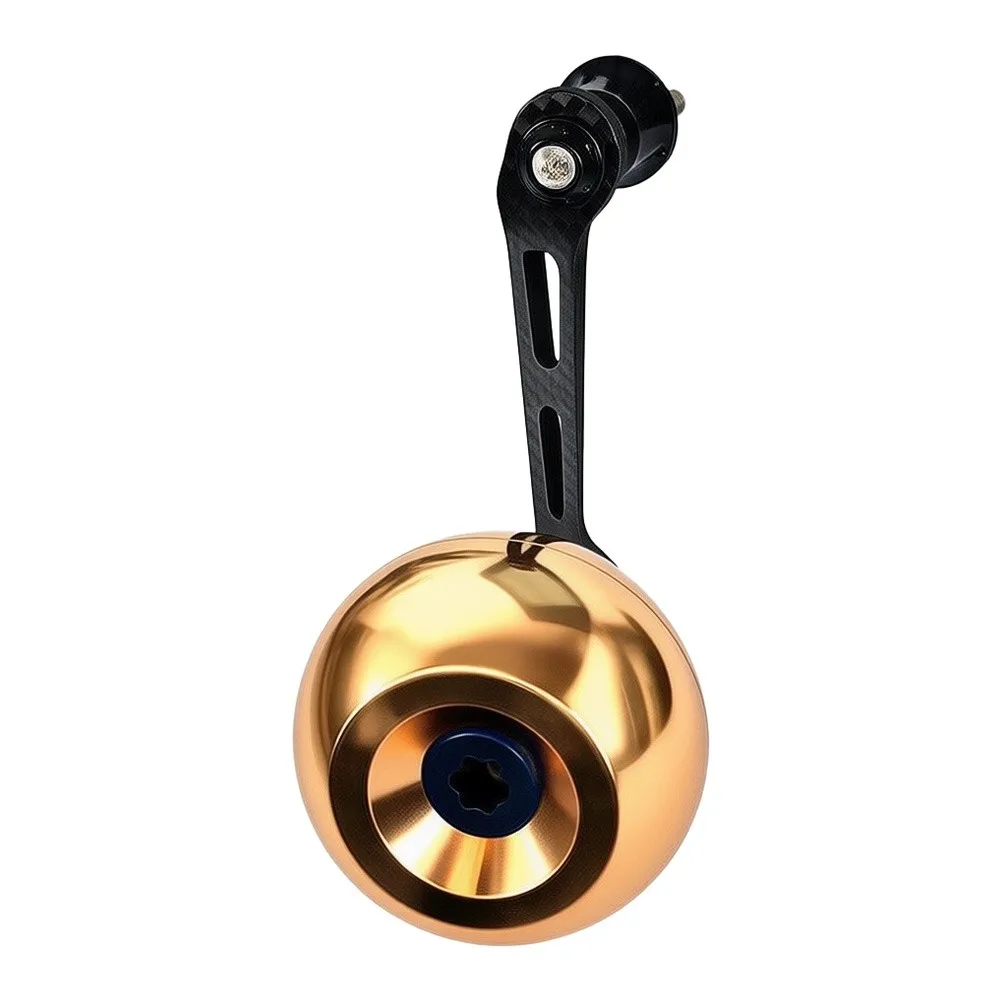 FOR STRADIC FOR WANFORD FOR MIRAVEL FOR NASCIAERO Fishing Reel Knob Single Arm Metal Handle 70mm Carbon Fiber Construction
