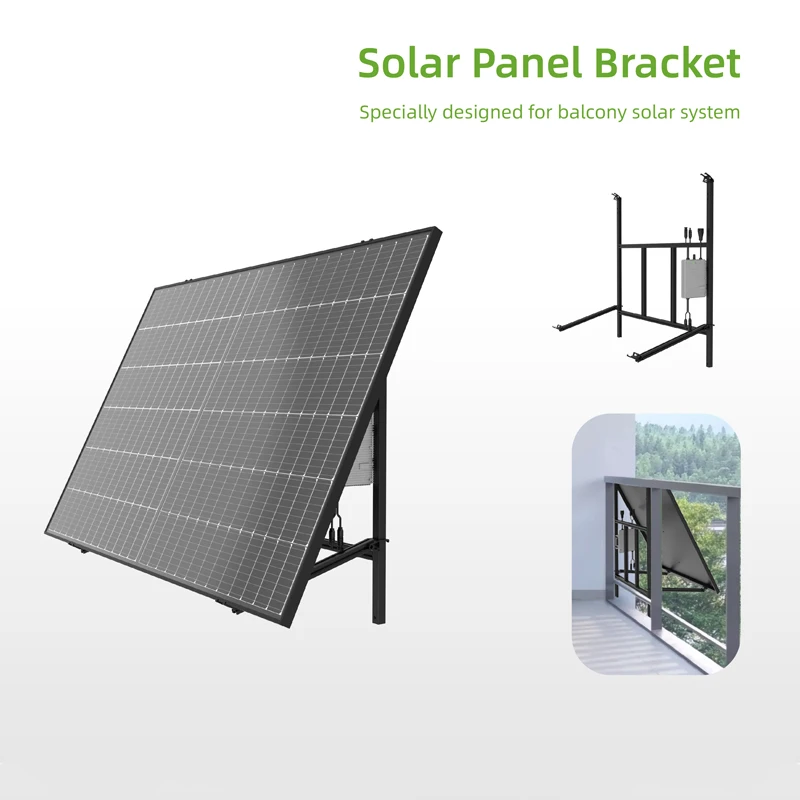 400W Monocrystalline Solar Panel System for Balcony Home Use  Inverter on Grid