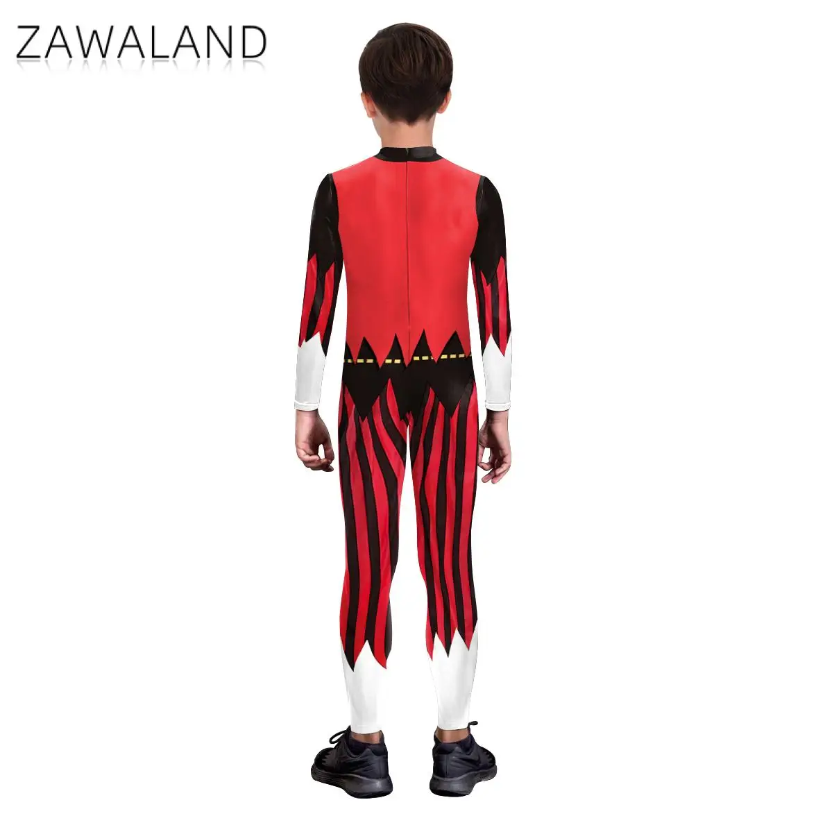 Zawaland Halloween Matching Outfits 3D Cosplay Pirate Costume Parent-Child Sexy Catsuit Holiday Zentai Bodysuit Show Clothes