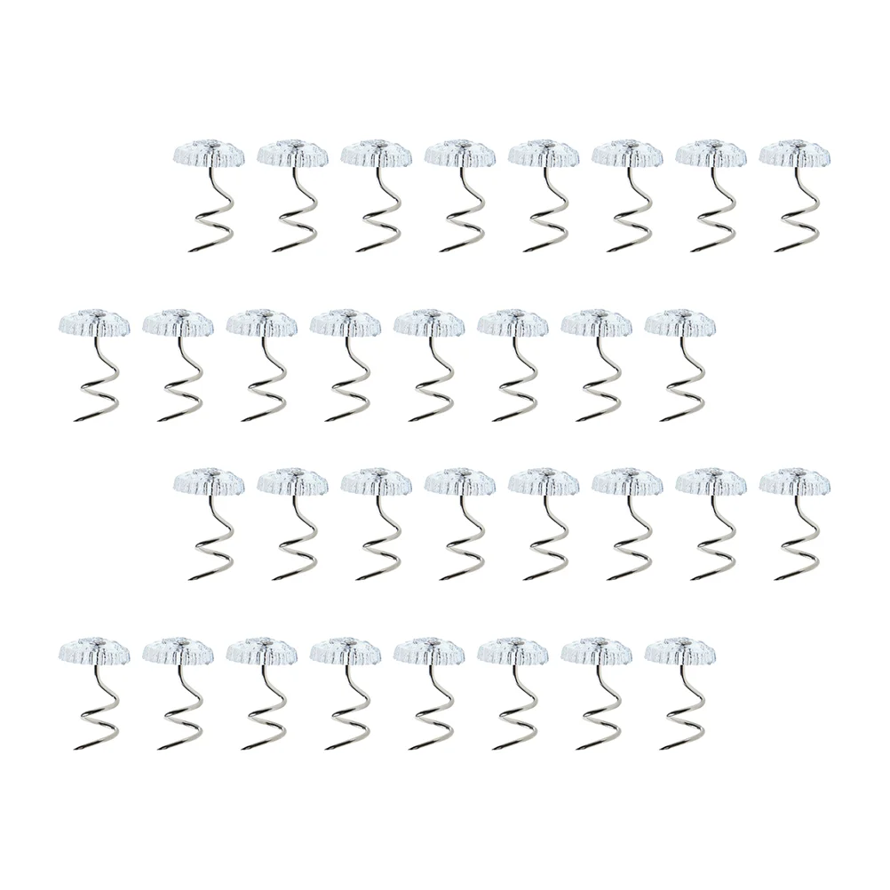 60 Pcs Adjustable Mattress Holder Bed Sheet Nails Spiral Skirt Pin for Slipcovers