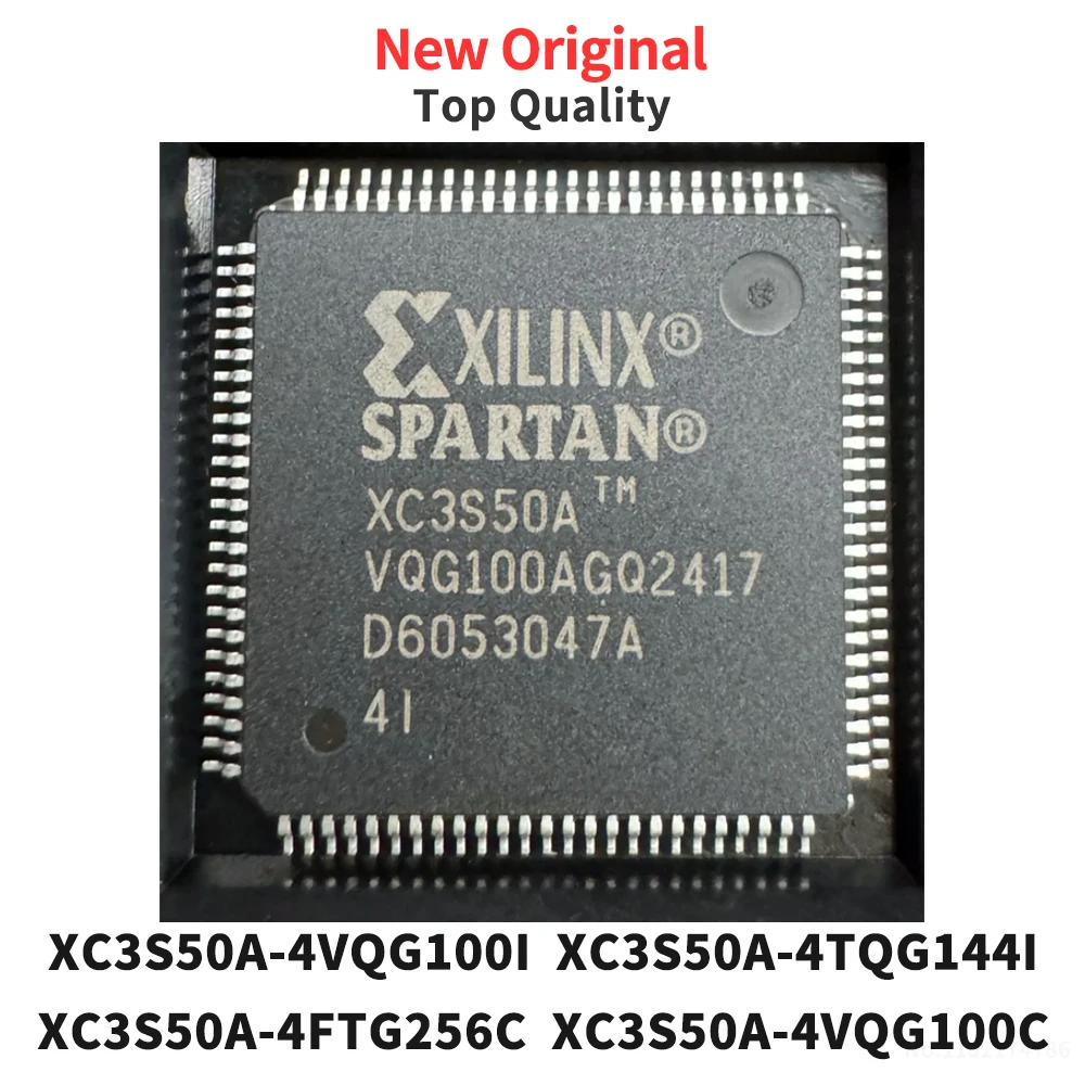 (1 Piece) XC3S50A-4VQG100I XC3S50A-4TQG144I XC3S50A-4FTG256C XC3S50A-4VQG100C XC3S50A-4FTG256I BGA QFP Original XC3S50A