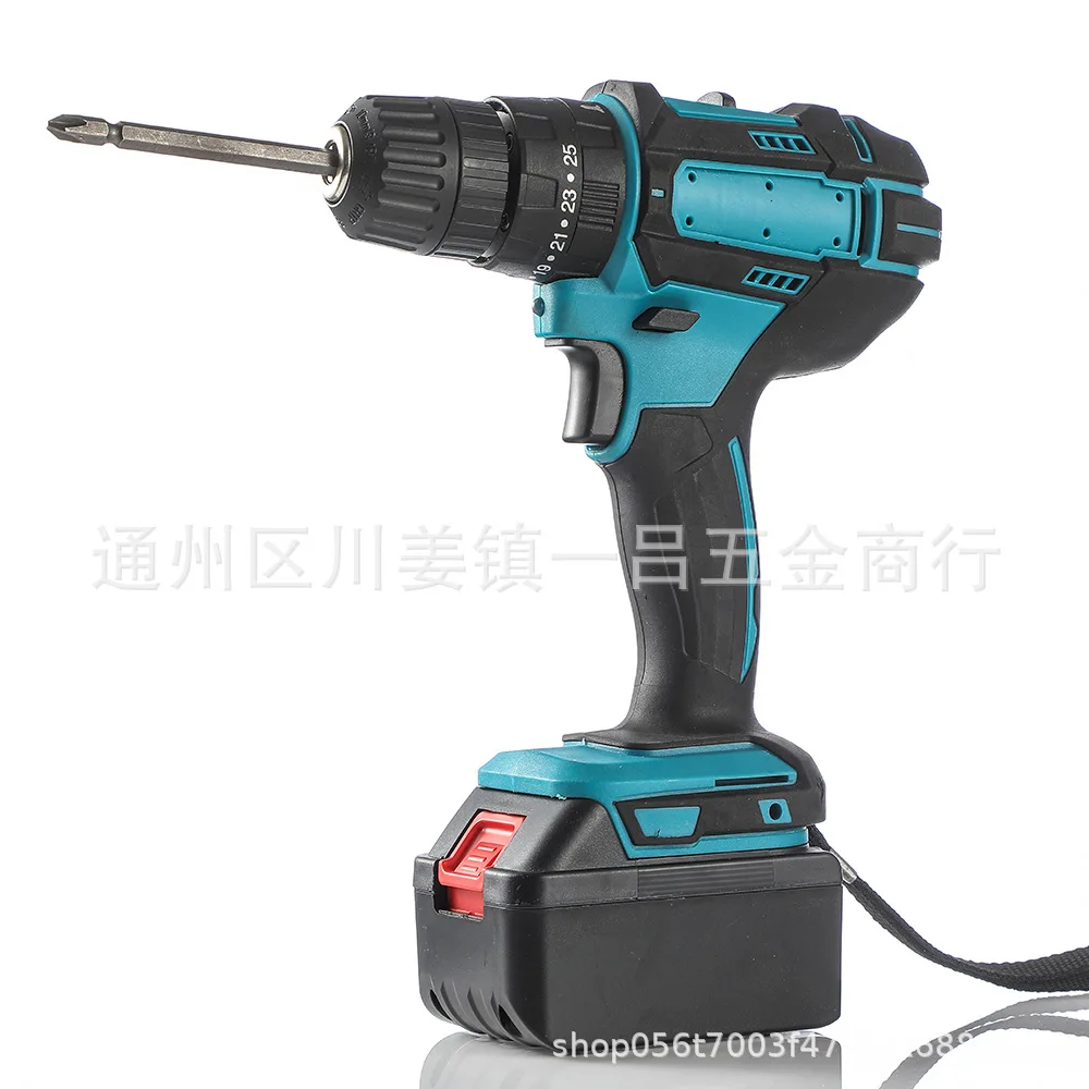 Impact drill rechargeable lithium-ion batteries have a small brush hand drill drill electric tools with a screwdriver