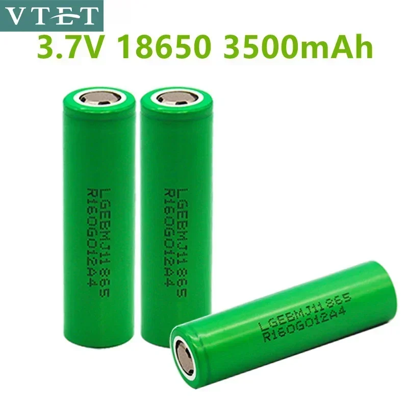 New18650 Original MJ1 3.7 V 3500 Mah 18650 Lithium Rechargeable Battery for Flashlight Batteries for LG MJ1 3500mah Battery