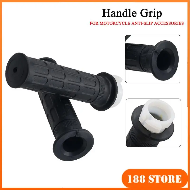 Handlebar Rubber Grip Set For Honda CB125 CB400 CB550 CB650 CB750 CB900 Motorcycle Handle Grip Cover Anti-Slip Accessories