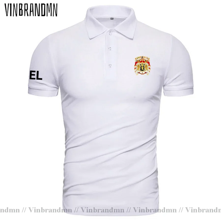 Belgium Belgian Belgique BEL polo shirts men short sleeve white brands printed for country pure cotton nation team flag newest