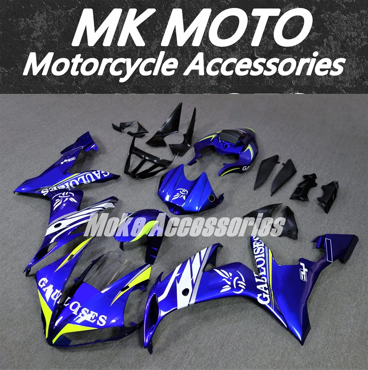 Motorcycle Fairings Kit Fit For Yzf R1 2004 2005 2006 Bodywork Set High Quality Abs Injection New Neon Blue