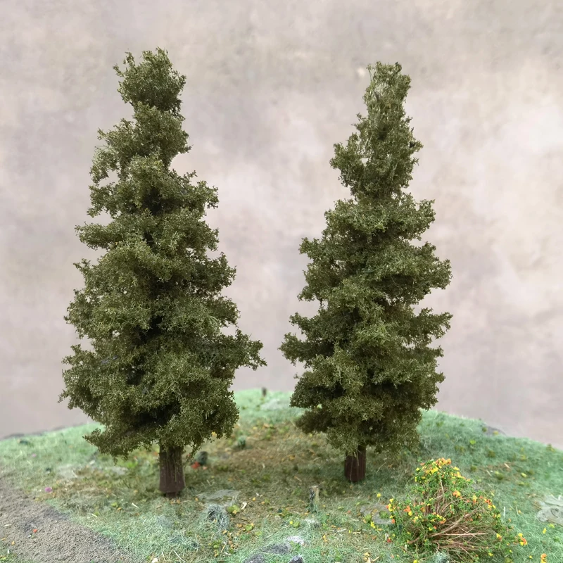 1/2/4 pièces G échelle arbre modèle Train chemin de fer modèle matériaux de construction arbre Wargaming arbres modèle Diorama paysage artisanat fil arbre