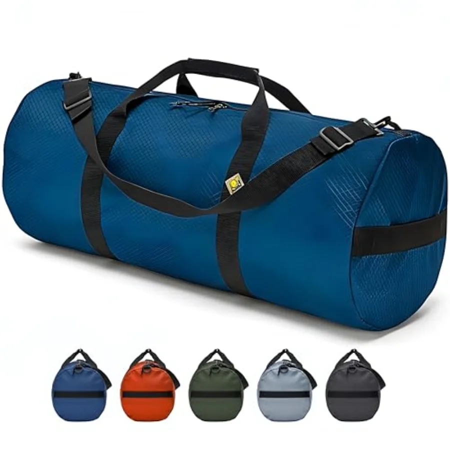 

Foldable Duffle Bag for Travel, Gym and Outdoor Camping Tough and Packable Sport Equipment Bag and Gear Organizer Heavy Duty La