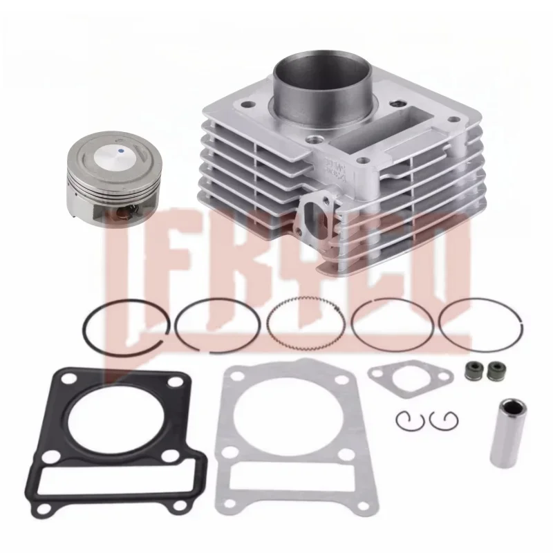 Motorcycle 62mm Bore Cylinder Kit Motor for YBR125 XTZ125 YB125Z XT125R XT125X XTZ YBR 125CC To 185CC Modified Engine Motoblock